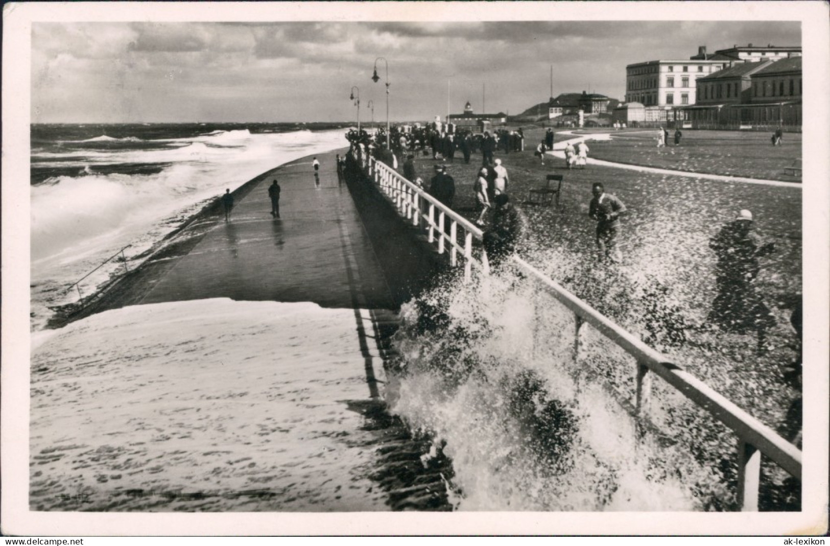 Ansichtskarte Norderney Sturmflut 1959 - Norderney