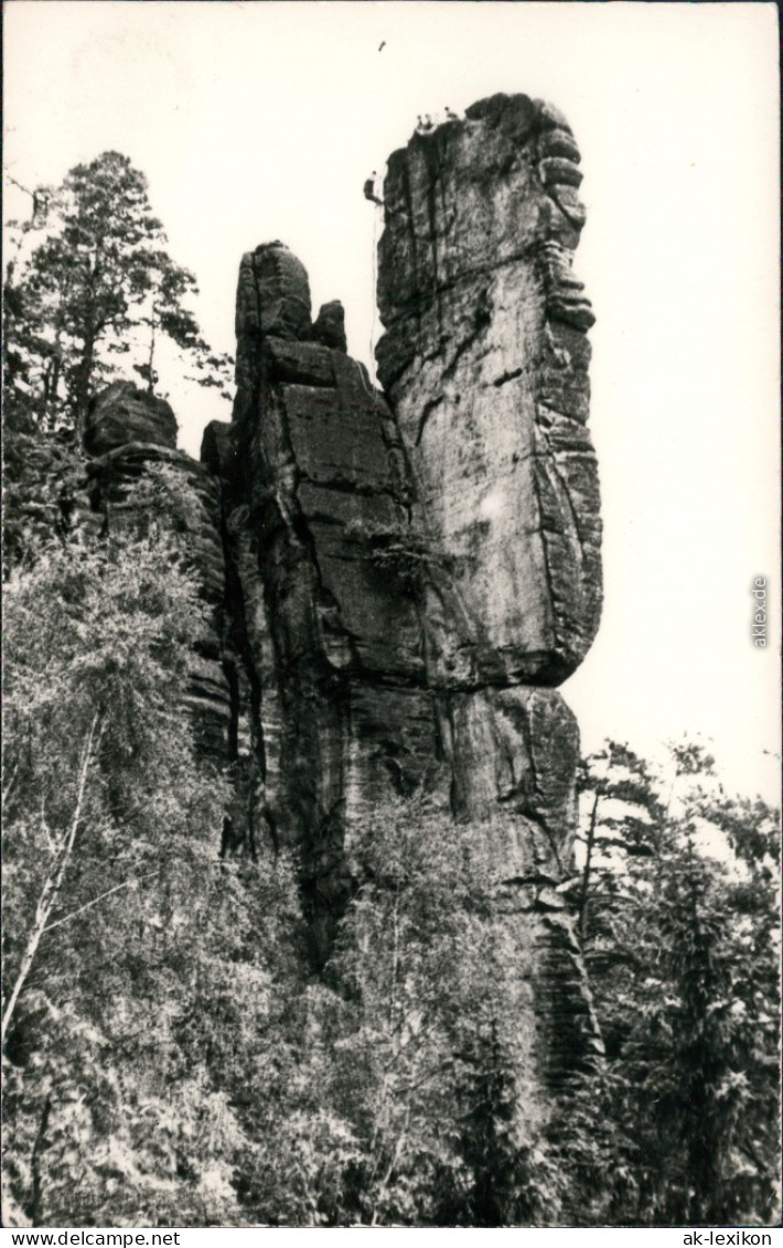 Ansichtskarte Rathen Sächsische Schweiz - Brandscheibe 1971 - Rathen