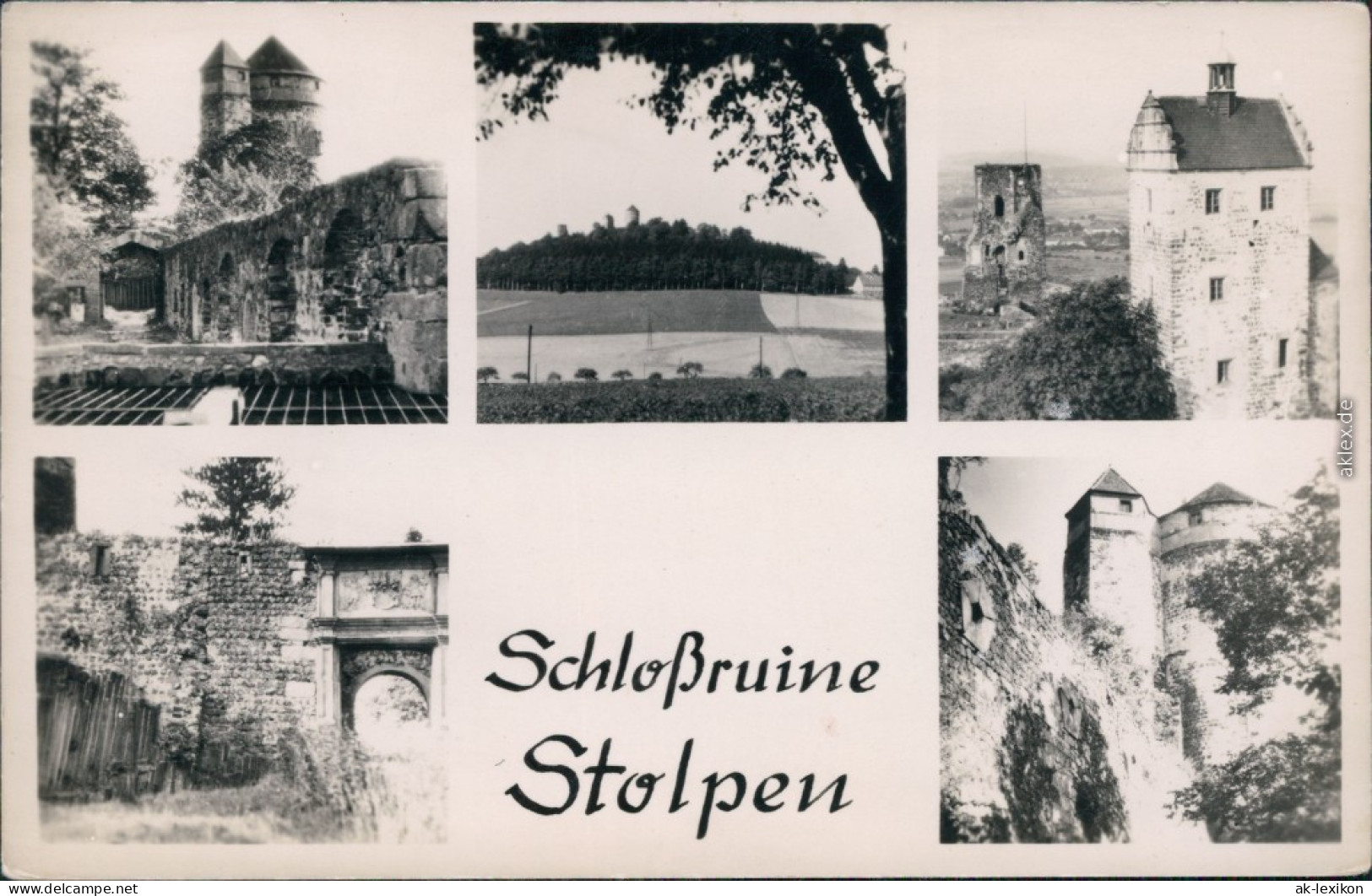 Ansichtskarte Stolpen Burg Stolpen - Ruine 1964 - Stolpen