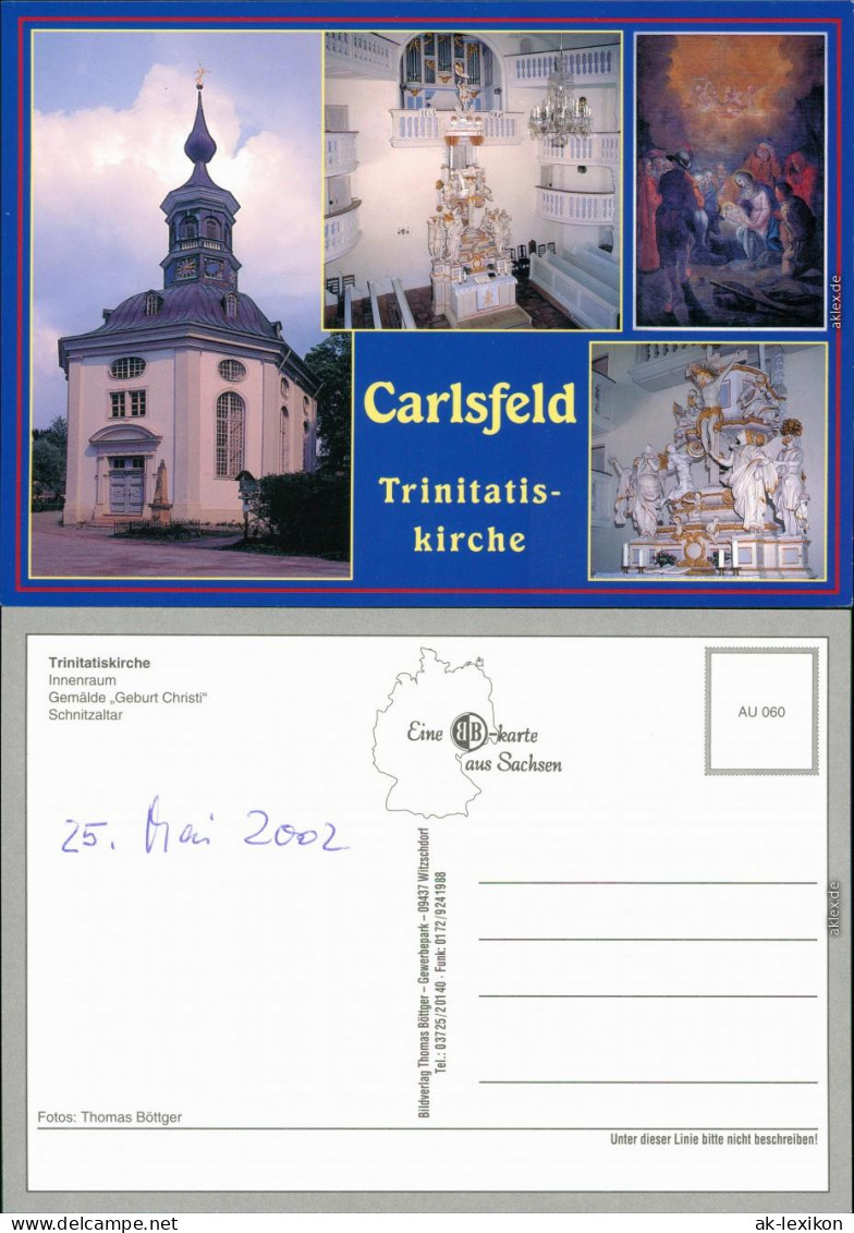 Ansichtskarte Carlsfeld-Eibenstock Trinitatiskirche 2002 - Eibenstock