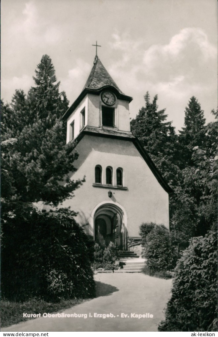 Ansichtskarte Oberbärenburg-Altenberg (Erzgebirge) Waldkapelle 1962 - Altenberg