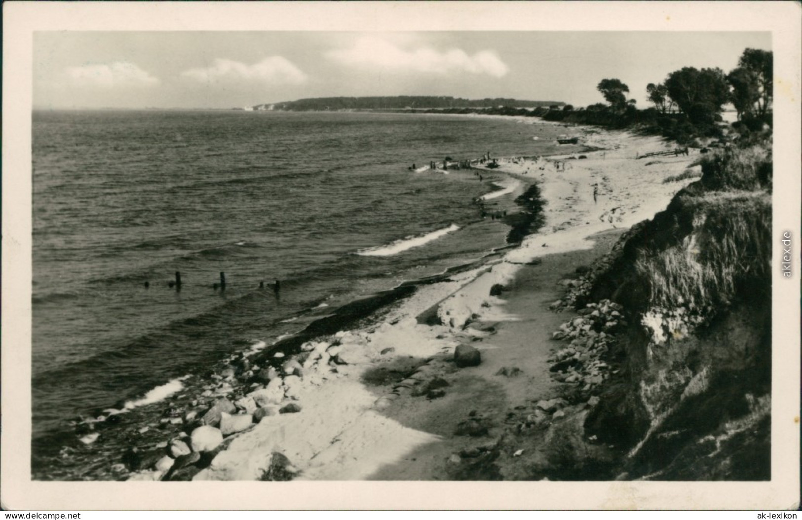 Ansichtskarte Kühlungsborn Strand 1954 - Kuehlungsborn