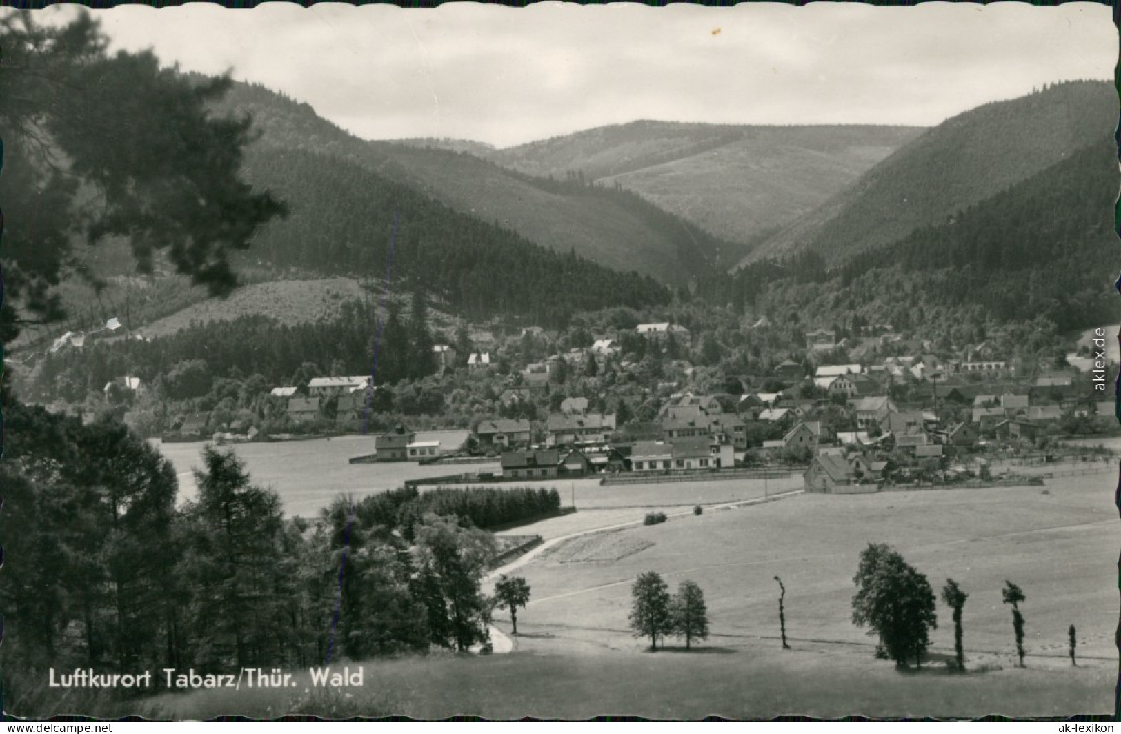 Ansichtskarte Tabarz/Thüringer Wald Blick Auf Den Ort 1959 - Tabarz