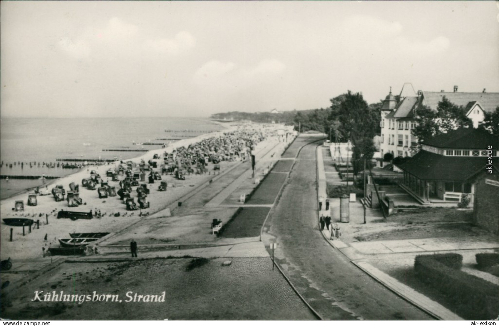 Ansichtskarte Kühlungsborn Strand 1957 - Kuehlungsborn