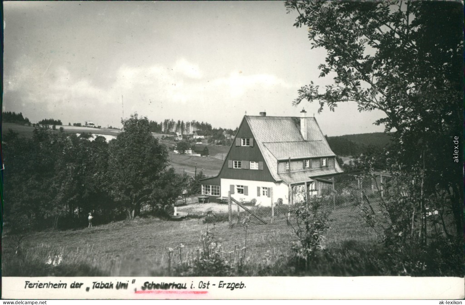 Schellerhau-Altenberg (Erzgebirge) Ferienheim Der "Tabak Uni" 1959 - Schellerhau