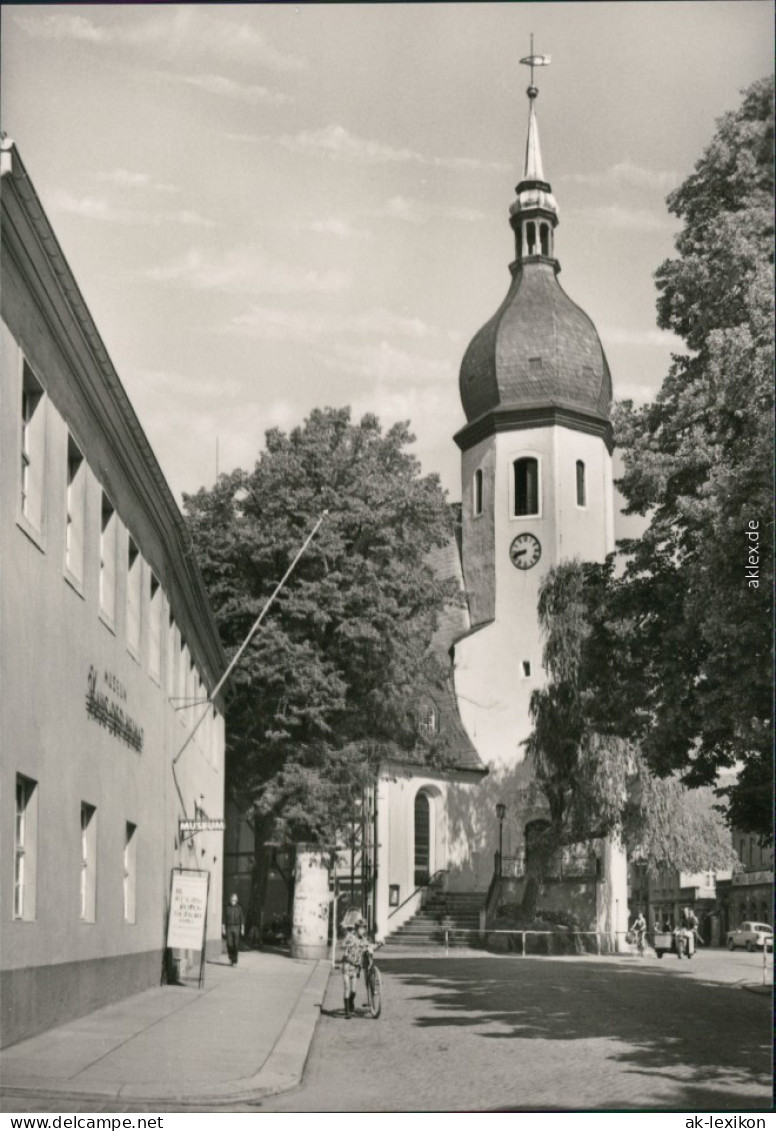 Ansichtskarte Olbernhau Museum "Haus Der Heimat" Und Kirche 1975 - Olbernhau