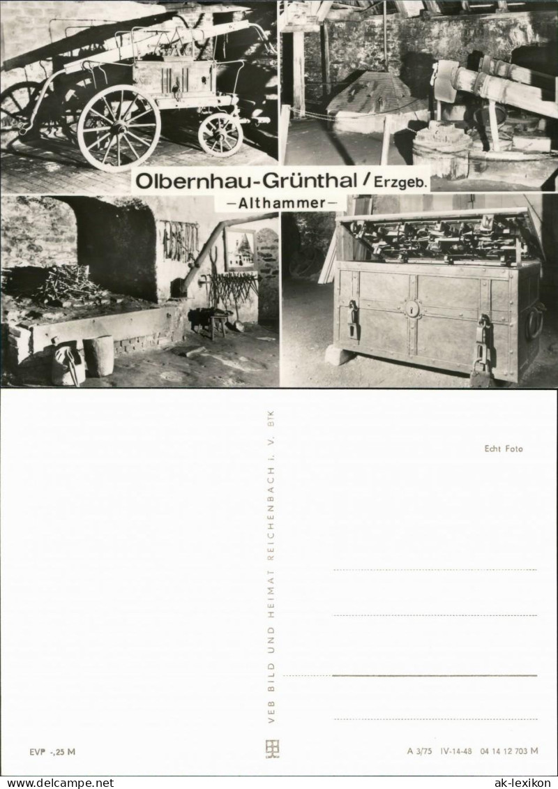 Ansichtskarte Olbernhau Althammer 1975 - Olbernhau