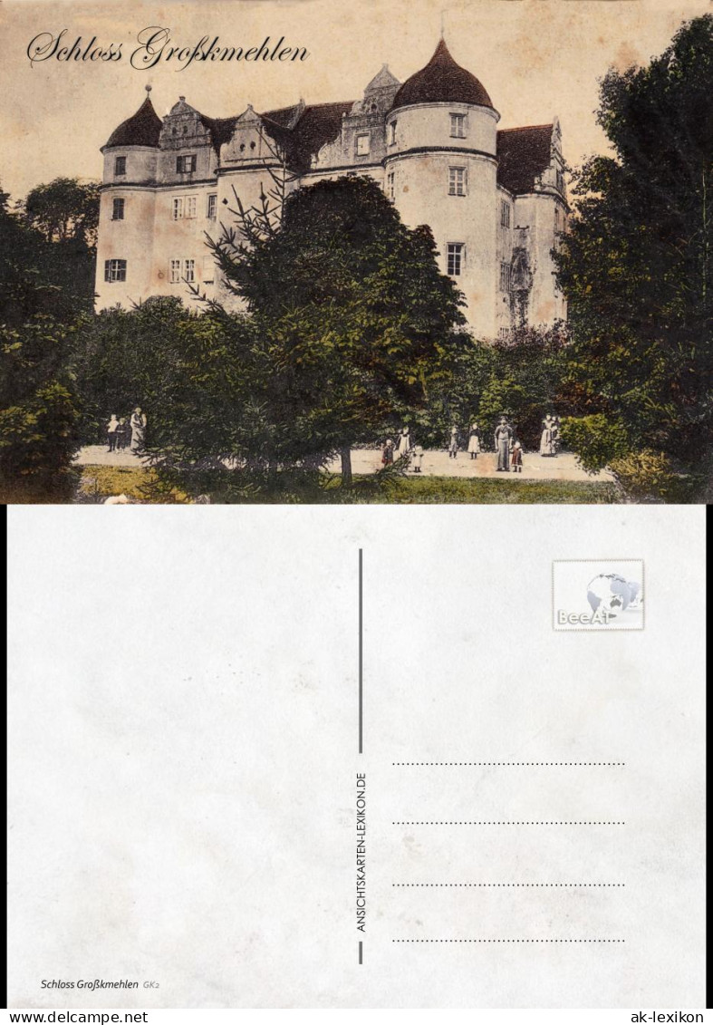 Ansichtskarte Großkmehlen-Ortrand Schloss Großkmehlen 1910 Neudruck 2018 - Ortrand