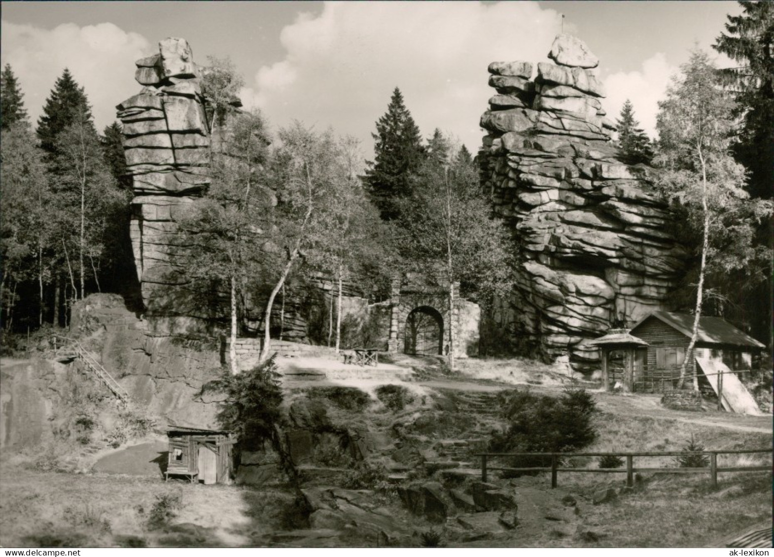 Ansichtskarte Ehrenfriedersdorf Greifensteine - Naturbühne 1964 - Ehrenfriedersdorf