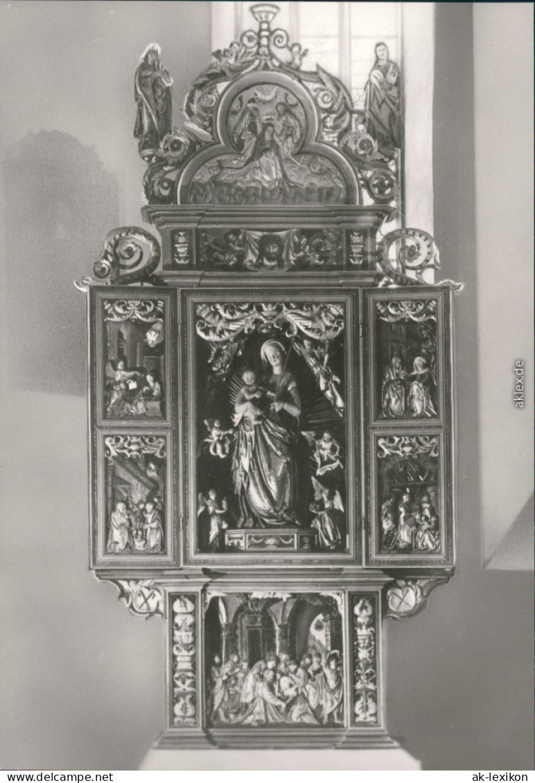 Ansichtskarte Annaberg-Buchholz St. Annenkirche: Müntzer-Altar 1978 - Annaberg-Buchholz