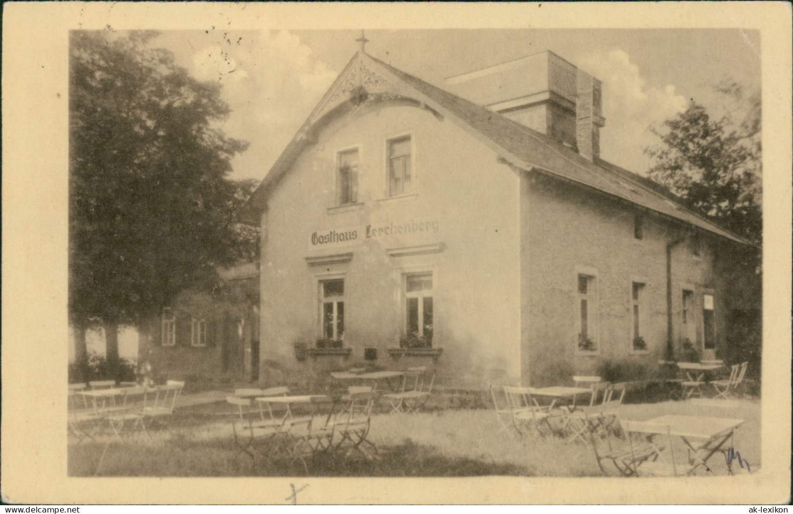 Ansichtskarte Possendorf-Bannewitz Lerchenberg - Gasthaus 1952 - Bannewitz