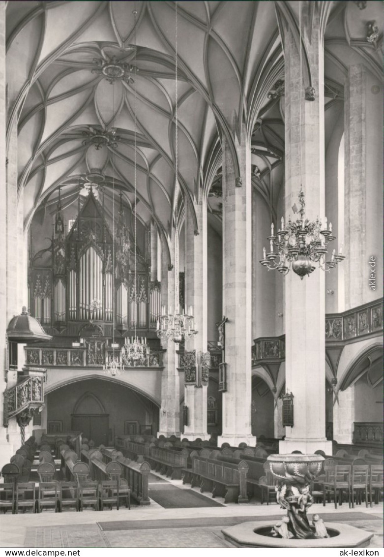 Ansichtskarte Annaberg-Buchholz St. Annenkirche - Orgel 1972 - Annaberg-Buchholz