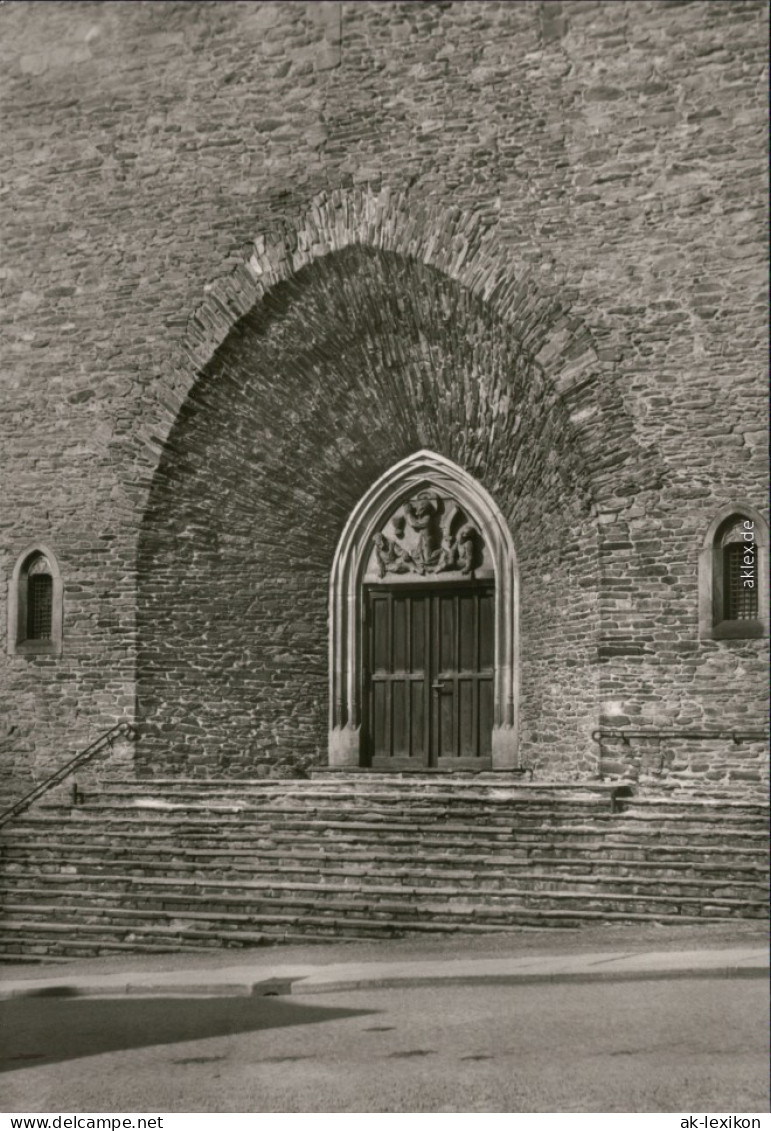 Ansichtskarte Annaberg-Buchholz St. Annenkirche - Hauptportal 1978 - Annaberg-Buchholz