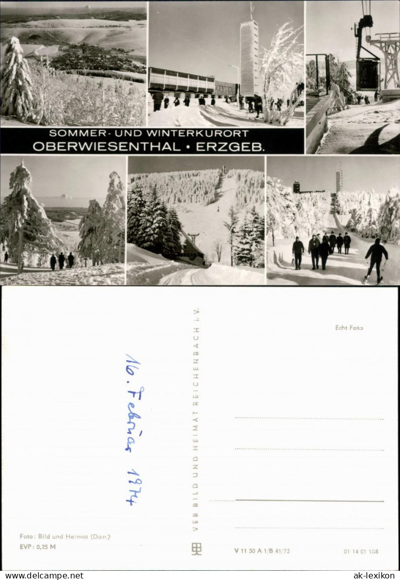 Ansichtskarte Oberwiesenthal Ansichten 1973 - Oberwiesenthal