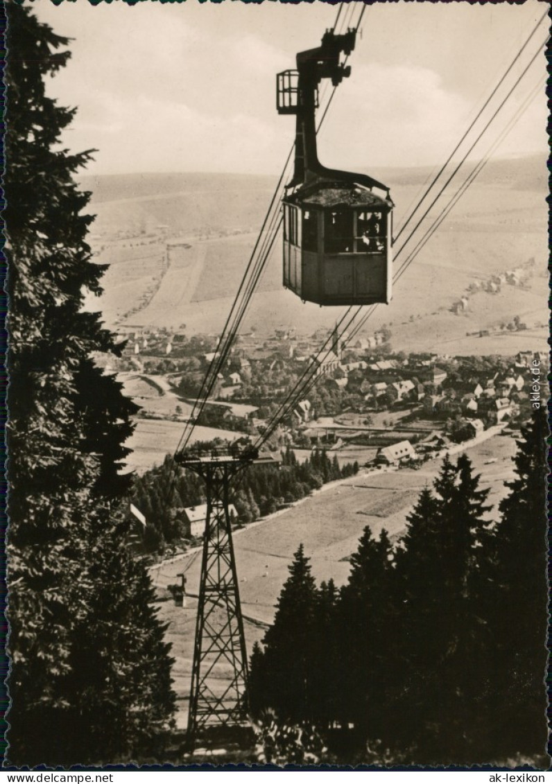 Ansichtskarte Oberwiesenthal Fichtelberg-Schwebebahn 1968 - Oberwiesenthal