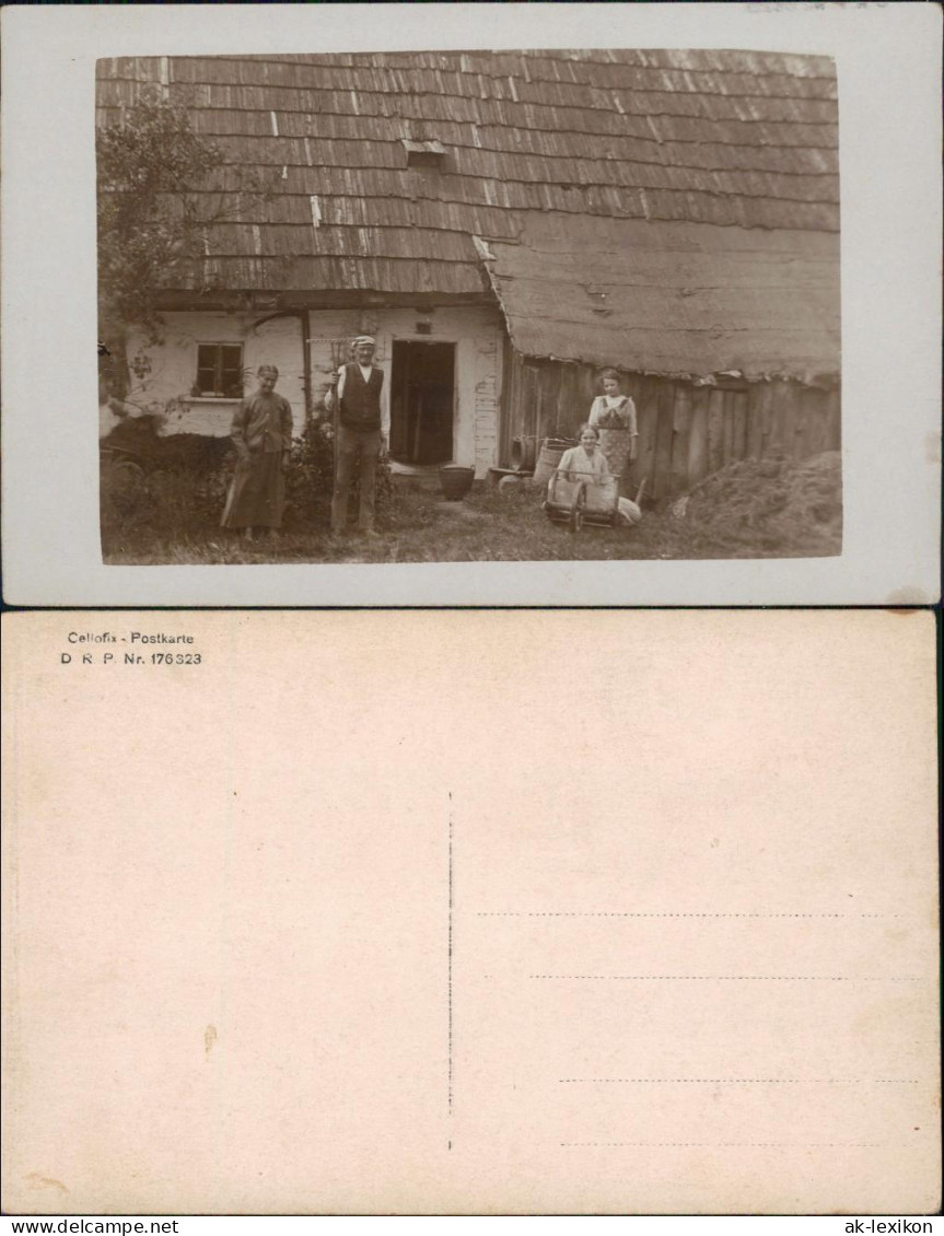  Berufe /Arbeit: Bauern - Gruppenbild Von Familie 1918 Privatfoto - Bauern