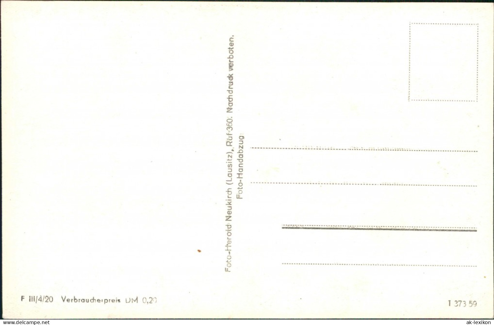 Neukirch (Lausitz) Oberneukirch  Jugendherberge Am Valtenberg 1959 - Neukirch (Lausitz)