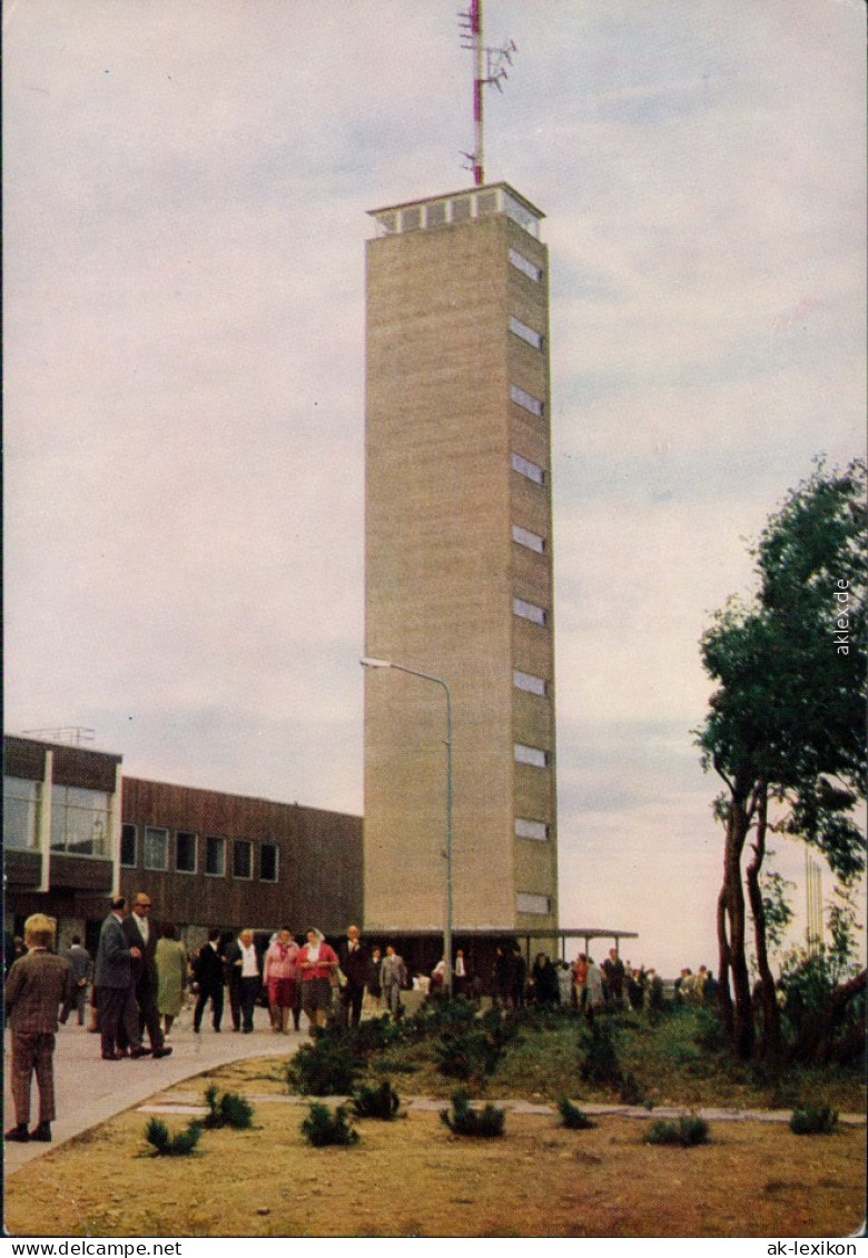 Oberwiesenthal Neue Berggaststätte Auf Dem Fichtelberg, Aussichtsturm 1968 - Oberwiesenthal