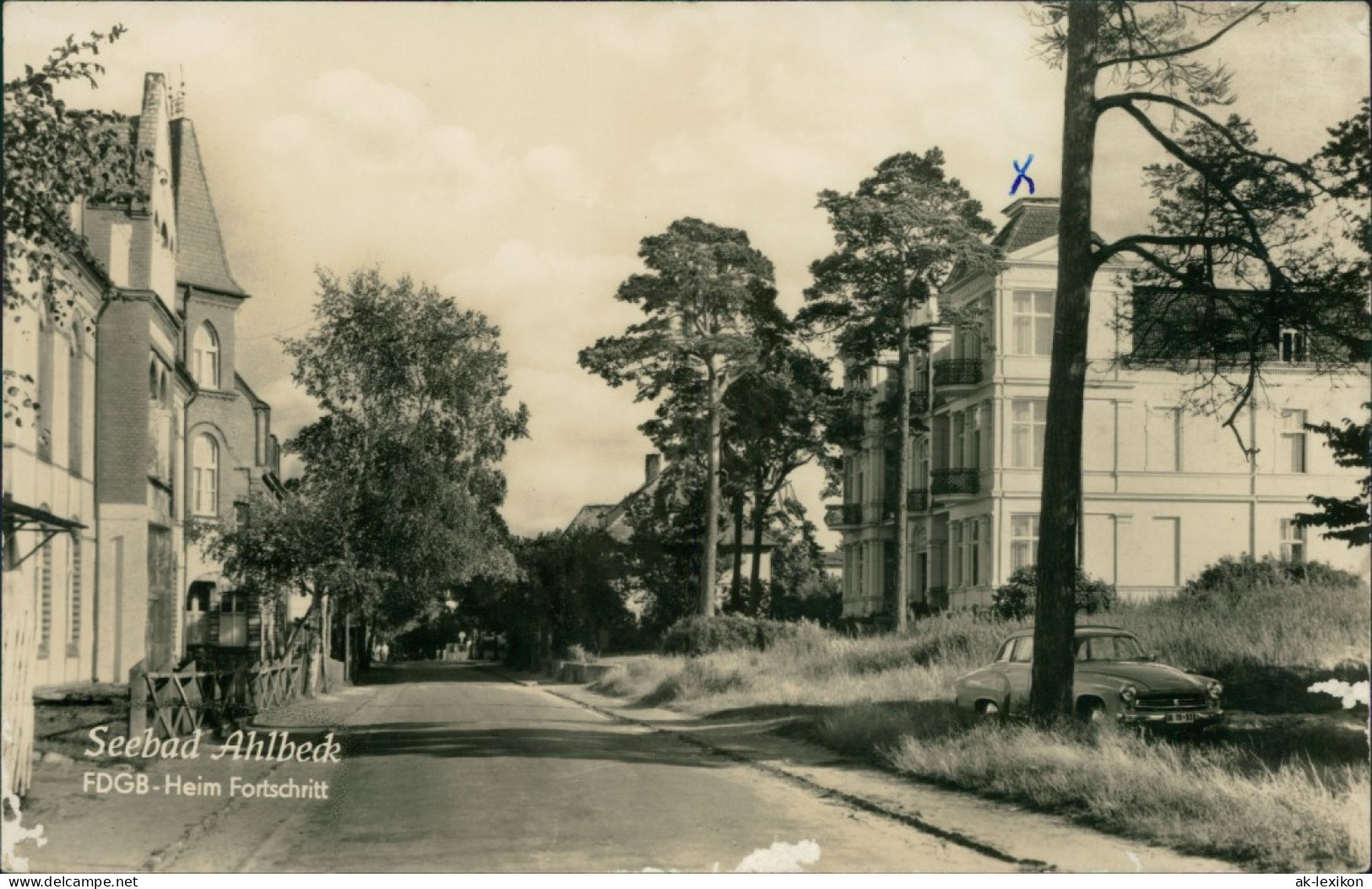 Ansichtskarte Ahlbeck (Usedom) FDGB-Heim Fortschritt 1960 - Other & Unclassified