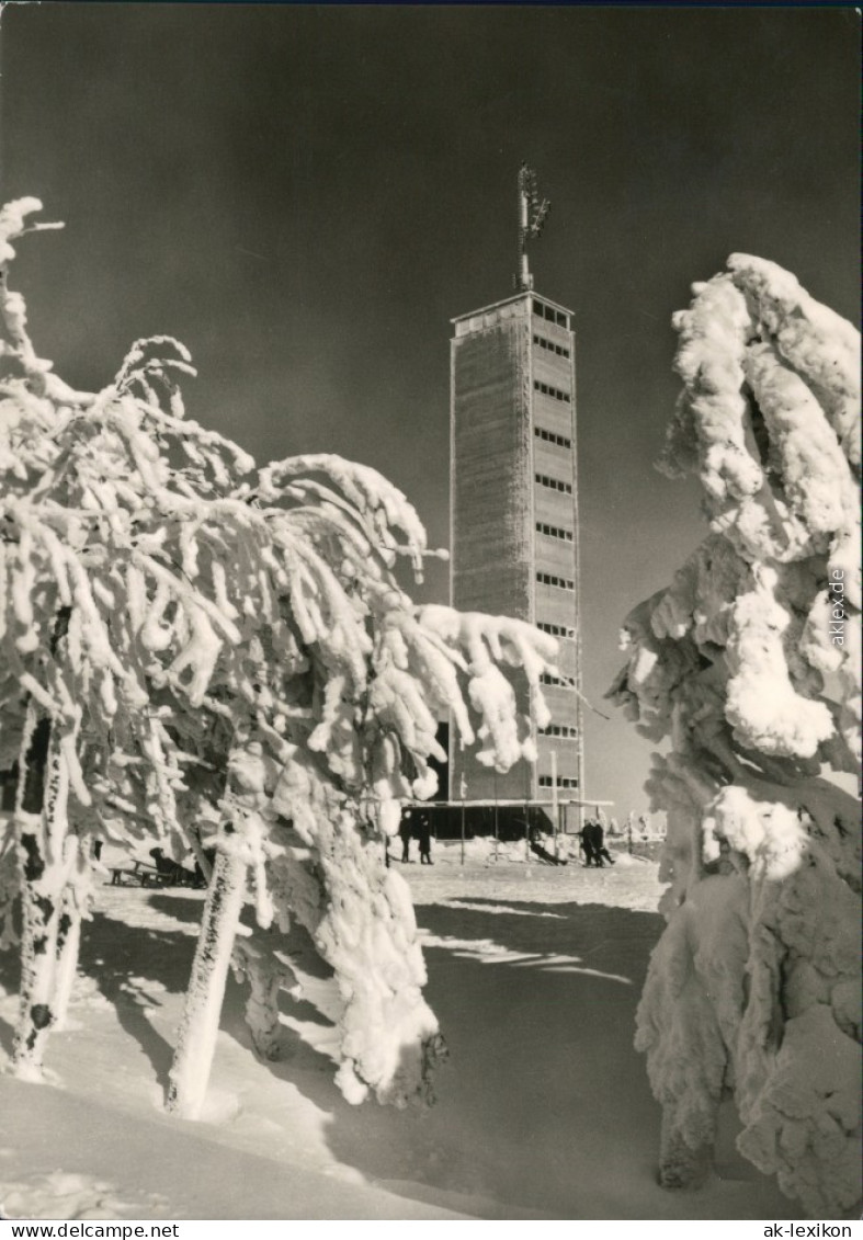 Ansichtskarte Oberwiesenthal Aussichtsturm Auf Dem Fichtelberg 1968 - Oberwiesenthal