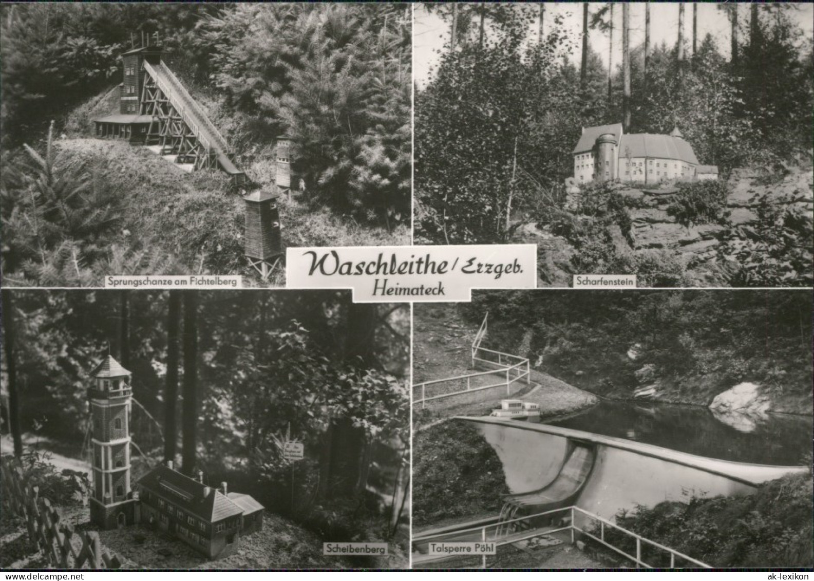 Waschleithe-Grünhain-Beierfeld Miniaturschauanlage Heimatecke 1976 - Grünhain