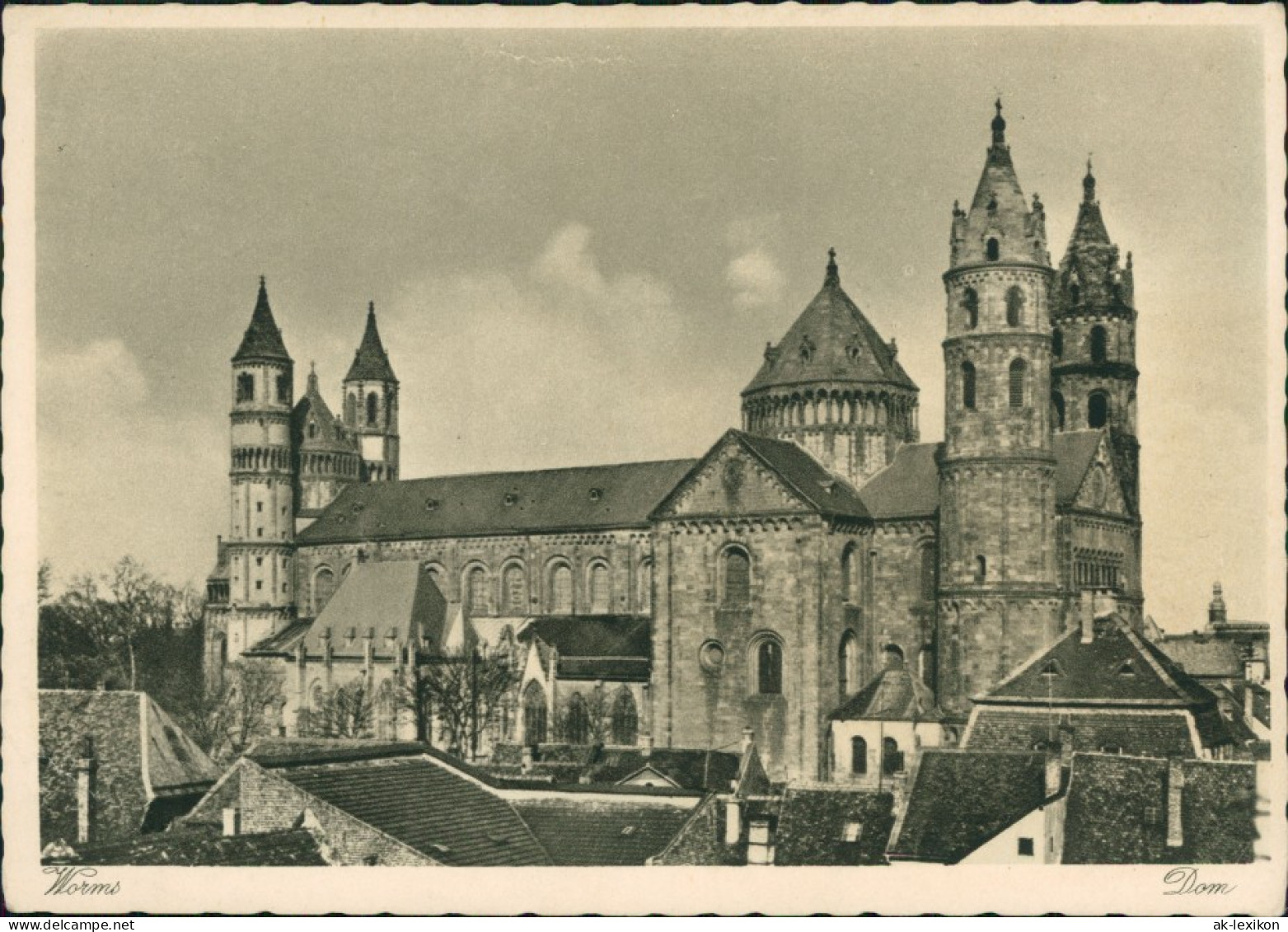 Ansichtskarte Worms Dom St. Peter 1930 - Worms