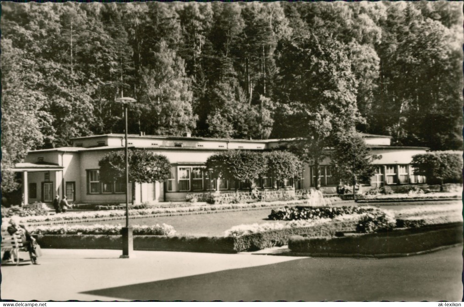 Ansichtskarte Bad Elster Badecafé 1958 - Bad Elster