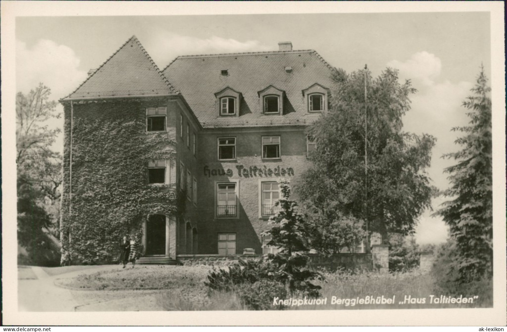 Berggießhübel-Bad Gottleuba-Berggießhübel Haus Talfrieden 1954 - Bad Gottleuba-Berggiesshuebel