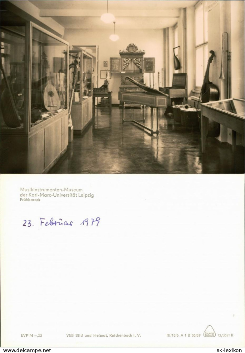 Leipzig Musikinstrumentenmuseum Der Karl-Marx-Universität - Frühbarock 1969 - Leipzig