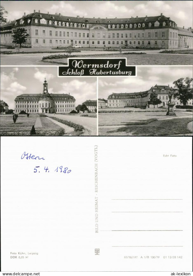 Ansichtskarte Wermsdorf Schloss Hubertusburg 1979 - Wermsdorf