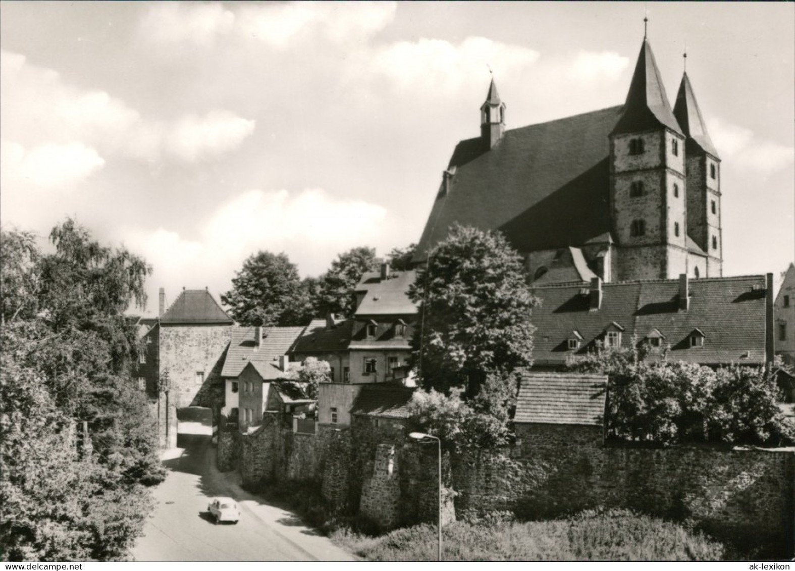 Ansichtskarte Geithain Nikolaikirche Mit Alter Stadtmauer 1973 - Geithain