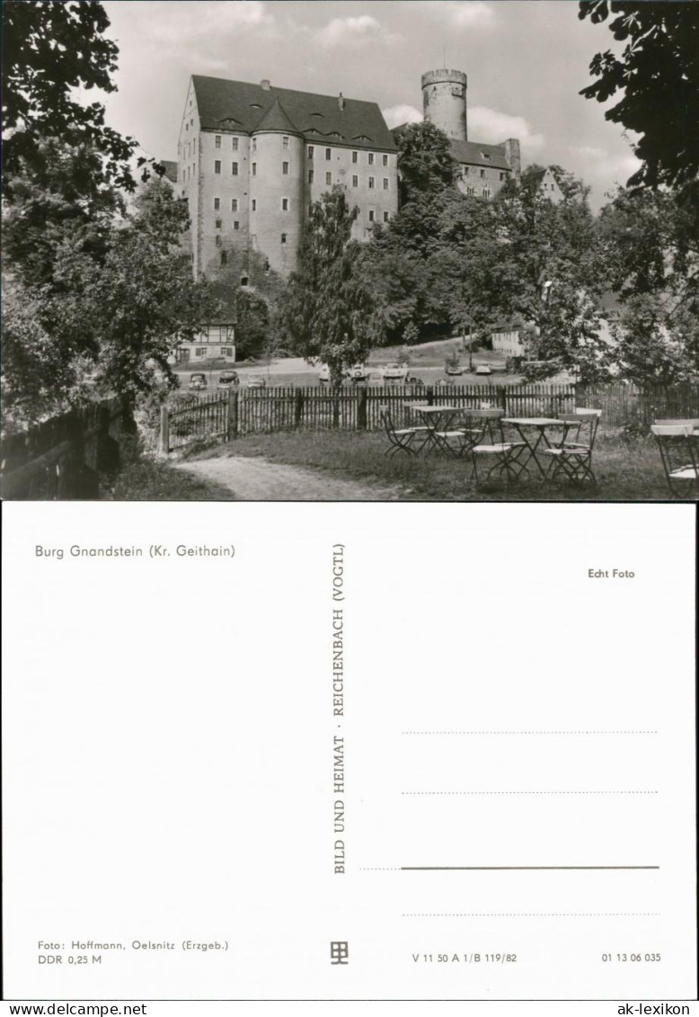 Ansichtskarte Gnandstein-Kohren-Sahlis Burg 1982 - Kohren-Sahlis