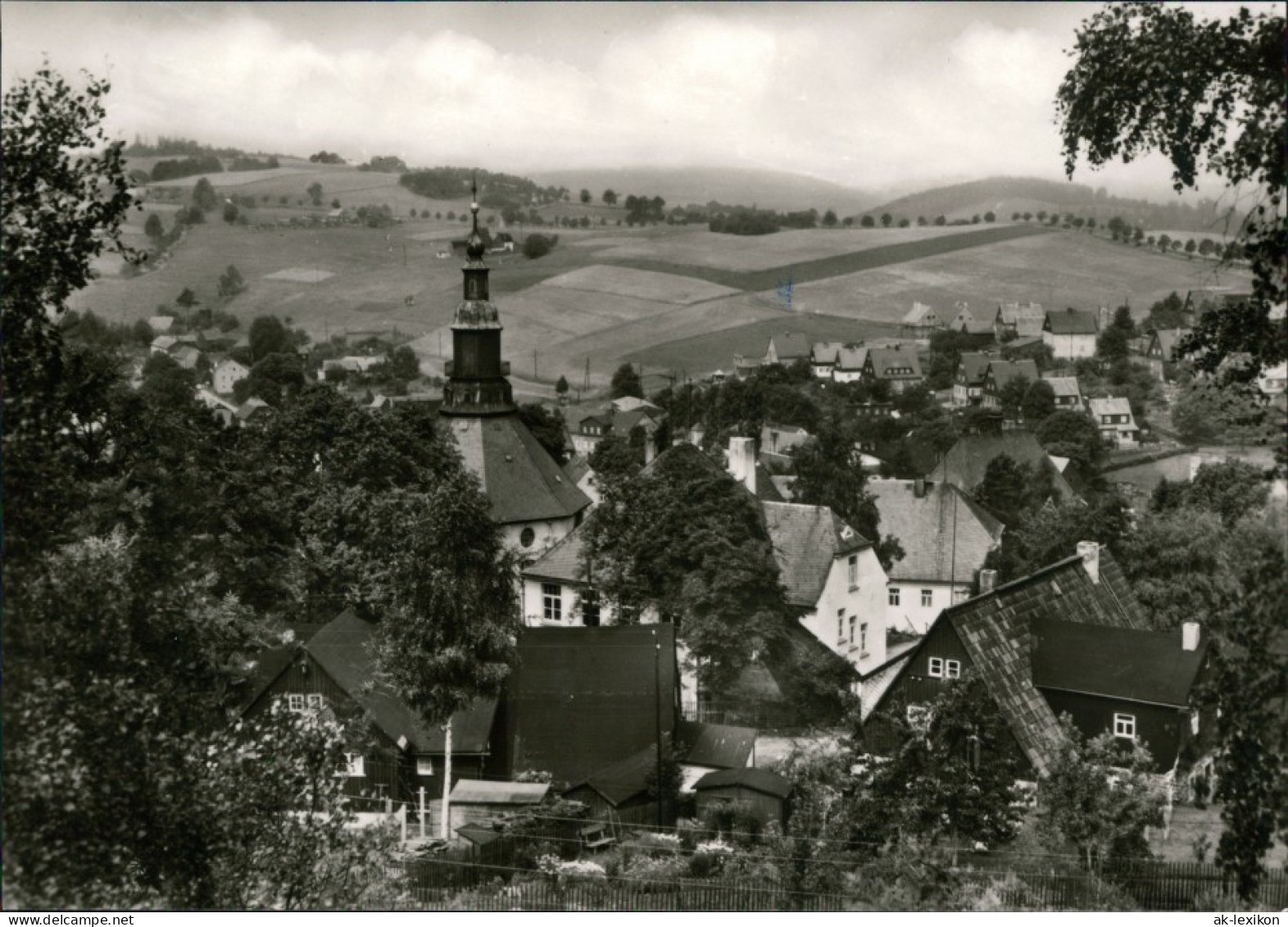 Ansichtskarte Seiffen (Erzgebirge) Teilansicht 1972 - Seiffen