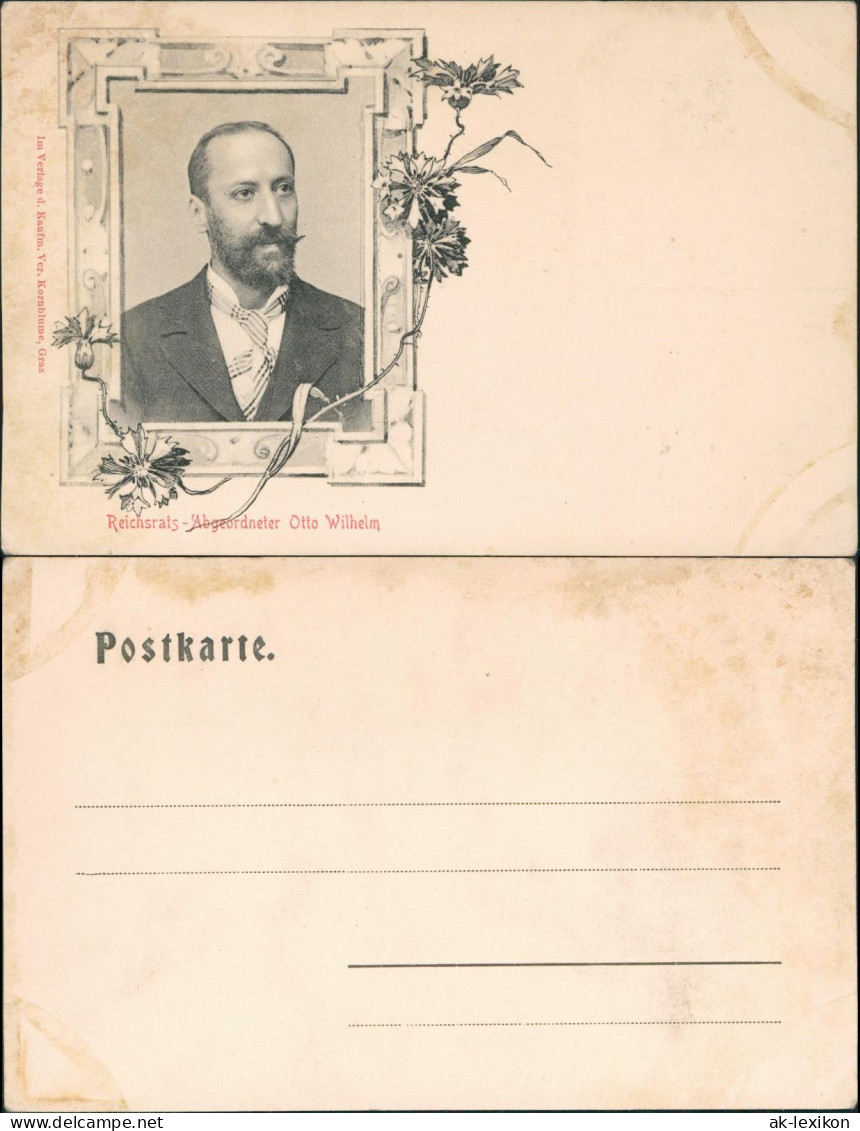 Reichsrats-Abgeordneter Otto Wilhelm Politiker Österreich Austria 1904 - Unclassified