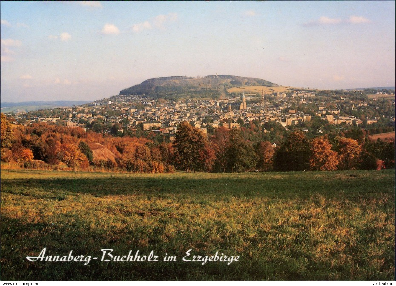 Ansichtskarte Annaberg-Buchholz Blick Auf Den Ort 1995 - Annaberg-Buchholz