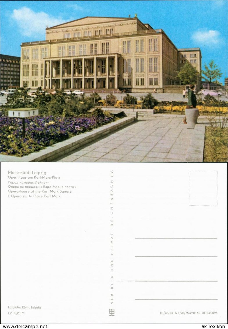 Ansichtskarte Leipzig Oper/Opernhaus 1975 - Leipzig