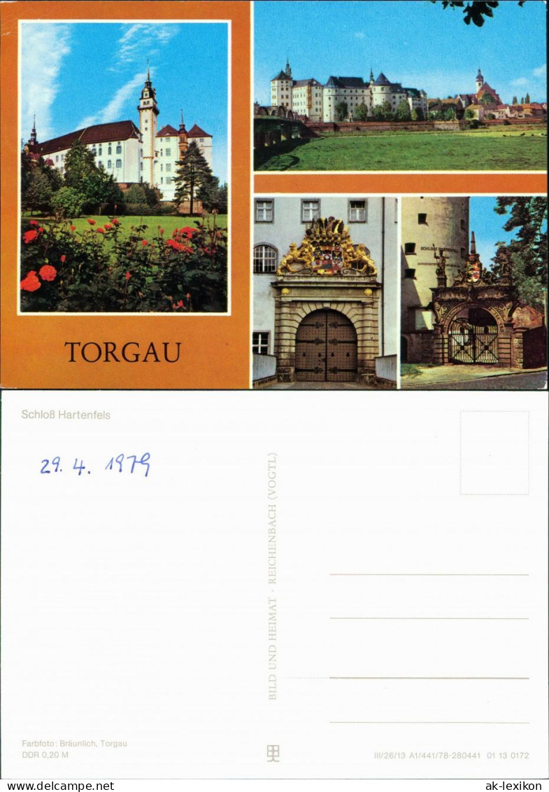 Ansichtskarte Torgau Schloss Hartenfels 1978 - Torgau