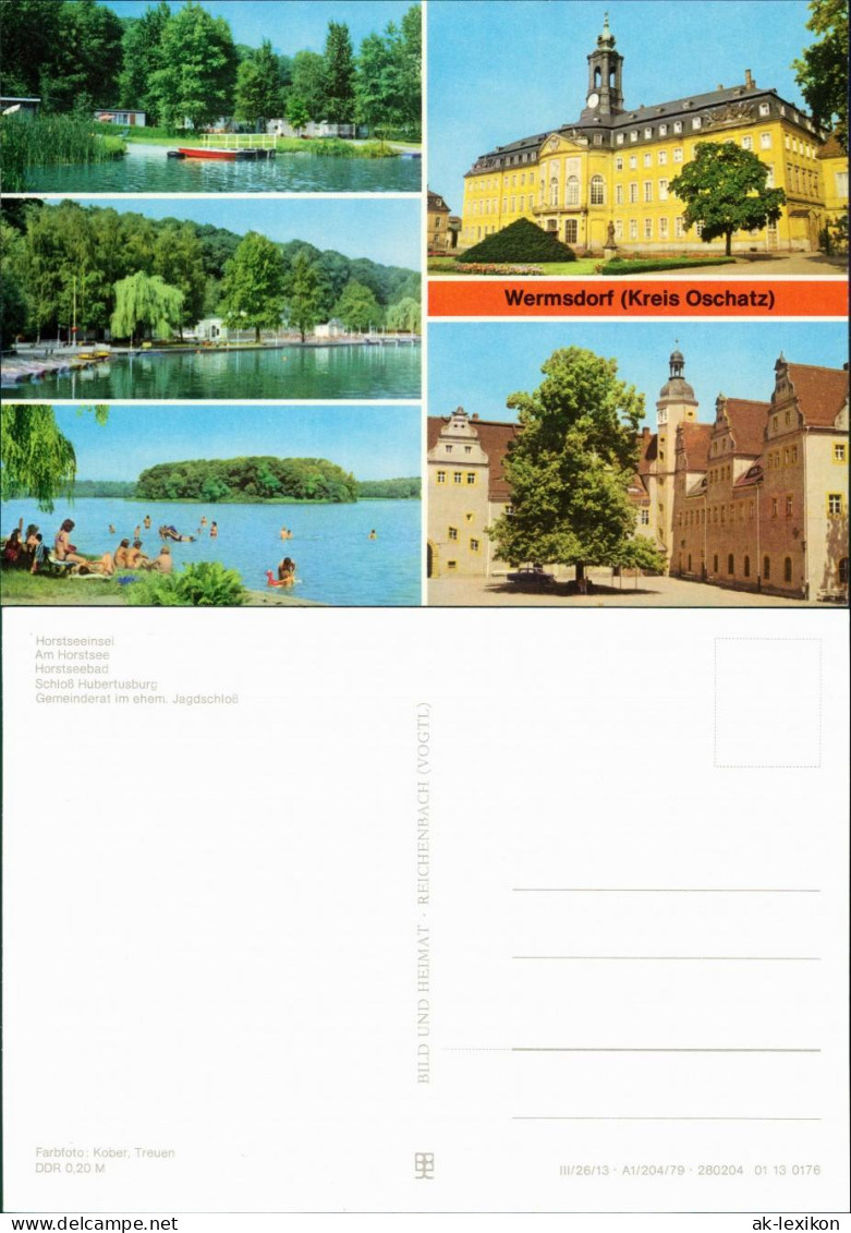 Wermsdorf Horstseeinsel, Horstsee, Horstseebad, Schloß   Gemeinderat 1979 - Wermsdorf