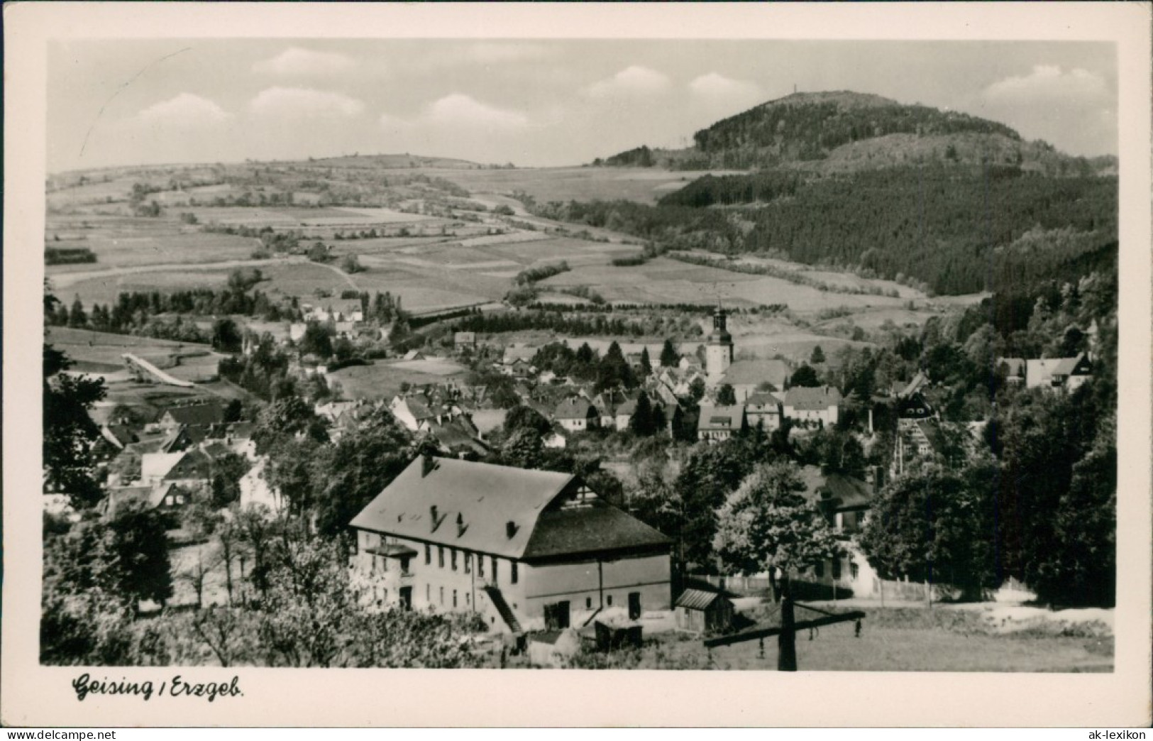 Ansichtskarte Geising-Altenberg (Erzgebirge) Blick Auf Den Ort 1964 - Geising