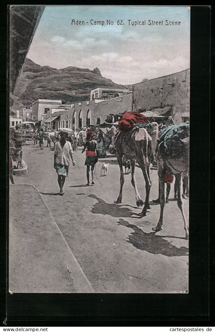 AK Aden, Camp No. 62, Typical Street Scene  - Yémen