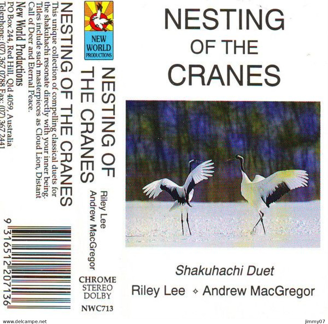 Riley Lee, Andrew MacGregor - Nesting Of The Cranes (Cass, Album) - Casetes