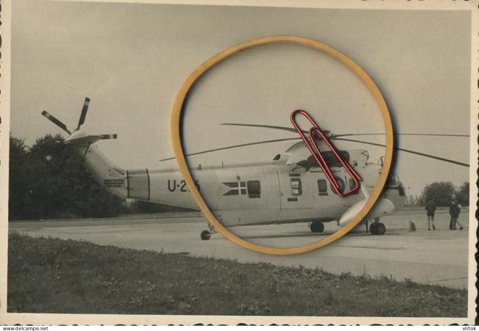 Helikopter -Hélicoptère-Helicopter    : SIKORSKY   S-61A  (  11 X 8 Cm )   See Scans - Aviation