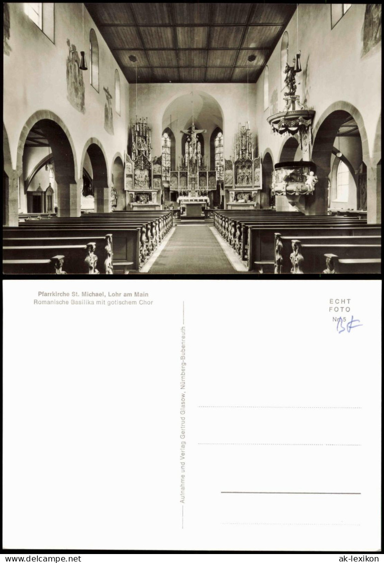 Lohr Am Main Pfarrkirche St. Michael Romanische Basilika Mit Gotischem Chor 1960 - Lohr