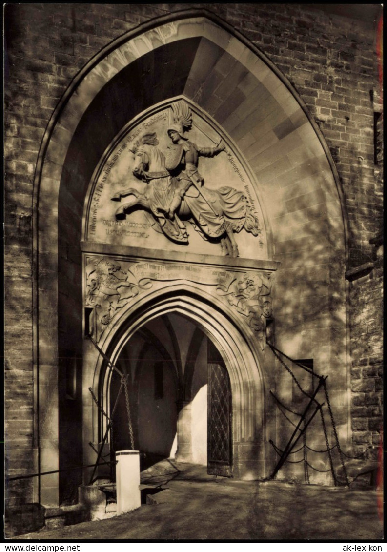 Ansichtskarte Hechingen BURG HOHENZOLLERN, Portal 1960 - Hechingen