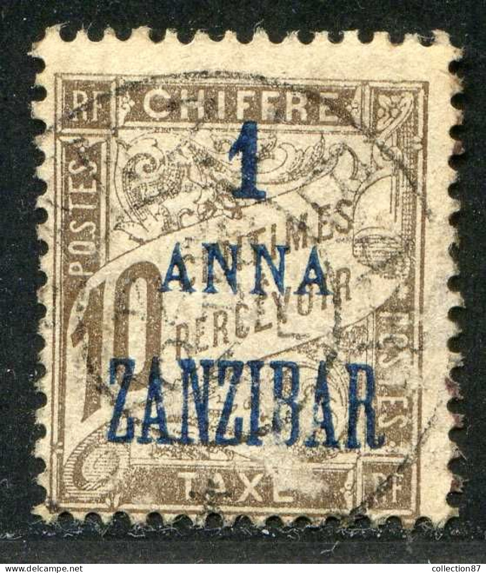 REF 090 > ZANZIBAR < Taxe N° 2 Ø > Used - Oblitéré Ø Dos Visible - Oblitérés