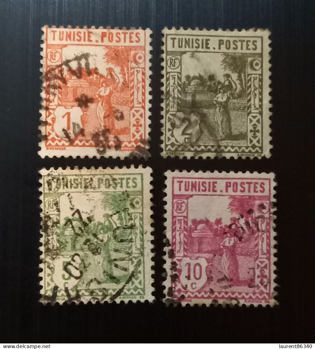Tunisie 1926 Land And People  Type Porteuse D'eau - Oblitérés