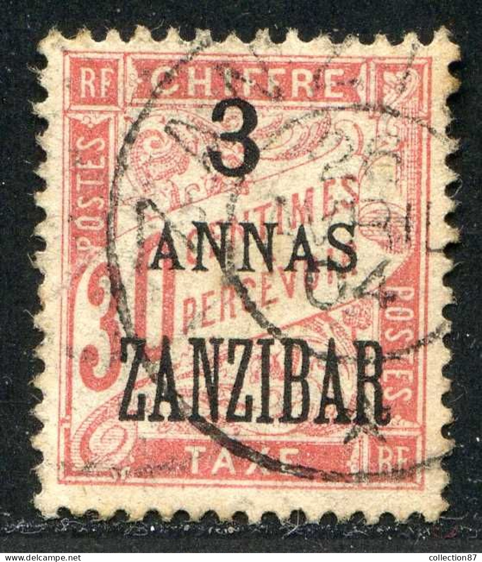 REF 090 > ZANZIBAR < Taxe N° 4 Ø Bien Centré > Used - Oblitéré Ø Dos Visible - Usados