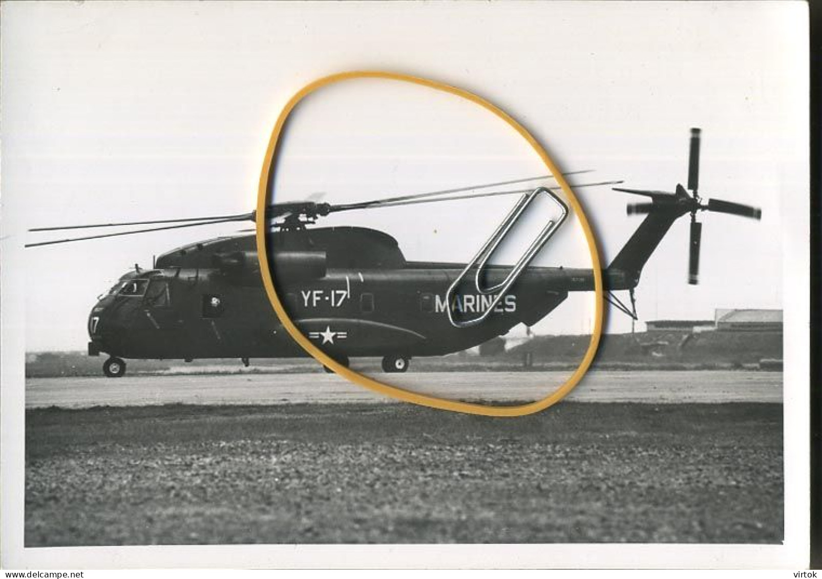 Helikopter -Hélicoptère-Helicopter ; YF-17 MARINES  US  ---   SIKORSKY   CH-53D  (  12.5 X 9 Cm )   See Scans - Aviation