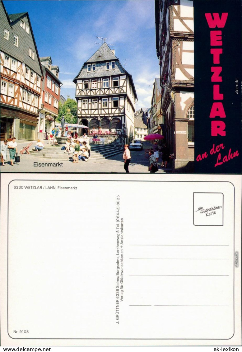 Ansichtskarte Wetzlar Eisenmarkt 1980 - Wetzlar