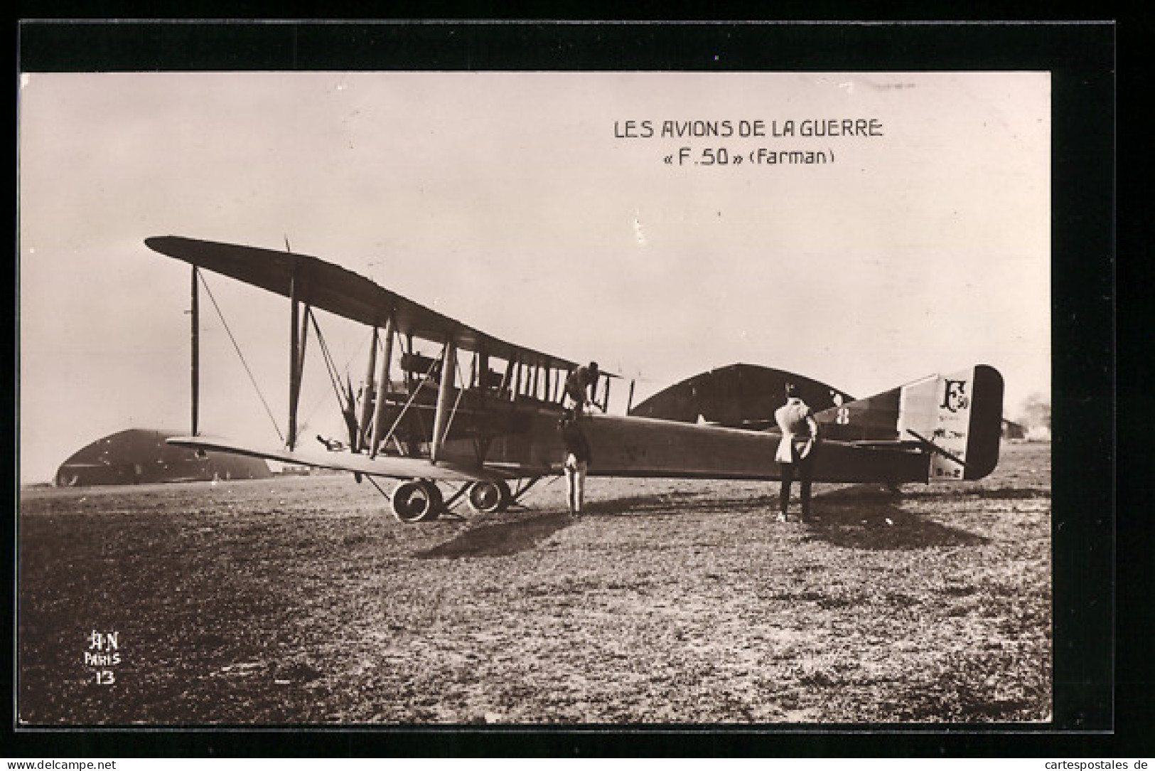 AK Les Avions De La Guerre, F.50 (Farman)  - 1914-1918: 1st War